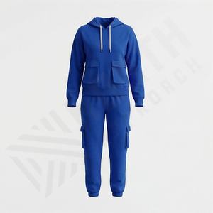 Conjunto Deportivo para Mujer, Sudadera y Pantalones Deportivos para Gimnasio, Algodón 100%, Personalizable al por Mayor - Product Image 1