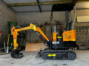 Mini-excavatrice HT10 pour travaux d'aménagement avec godet pour la construction, prix avantageux - Product Image 2