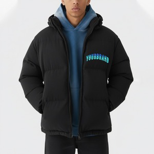 Nouvelle veste matelassée mi-longue écologique épaisse et chaude pour le sport en plein air, coupe ample, résistante au froid, taille plus, rembourrage en coton - Product Image 4