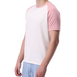 Camiseta de Manga Raglán OEM a Precio Económico, Tejida, Moderna, Lisa, con Logotipo Personalizado Serigrafiado, Corte Holgado, 220 g/m², Ropa de Verano - Product Image 3