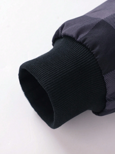 Veste universitaire de haute qualité pour hommes, manches en cuir avec broderie en chenille par sublimation, veste universitaire à carreaux Letterman de baseball personnalisée - Product Image 3