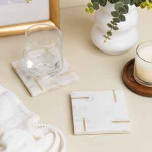 Dessous de verre ronds en marbre et granit pour restaurant et maison Dessous de verre en pierre à vendre - Product Image 1