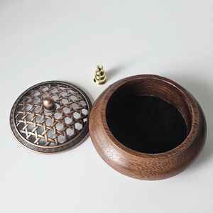 Porta Incienso de Madera Duradero de Grado de Exportación, Personalizado, Tipo Indio, para Meditación Religiosa, Yoga, Templo, Pooja, Artículo de Regalo para Todas las Estaciones - Product Image 4