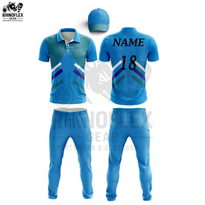 ชุดยูนิฟอร์มคริกเก็ตคุณภาพสูง ระบายอากาศได้ดี แห้งเร็ว ผลิตจากโพลีเอสเตอร์ 100% ปรับแต่งได้ตามต้องการ สำหรับทีม ขายส่ง ราคาถูก ลดราคา - Product Image 2