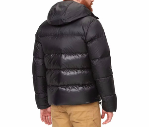 Venta caliente de la fábrica al por mayor de algodón acolchado chaqueta bomber más tamaño puffer chaqueta bomber con capucha - Product Image 2
