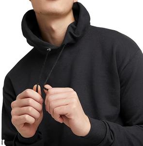 Ensemble pull à capuche surdimensionné unisexe personnalisé sweat-shirt pour homme col à capuche couleur unie tissu polaire hiver tissage non-tissé - Product Image 1