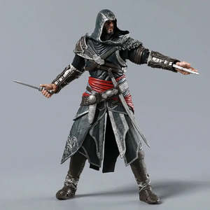 Nouvelle figurine articulée Ezio d'Assassin's Creed, modèle de jouet militaire personnalisé avec design OEM pour emballage décoratif en boîte - Product Image 5