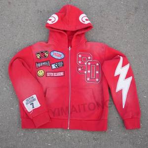 Sweat-shirt d'hiver pour homme, style 2026, personnalisé, luxe, diamants brillants, 100% coton, nouveau design, sweat-shirt à capuche streetwear scintillant avec cristaux - Product Image 1