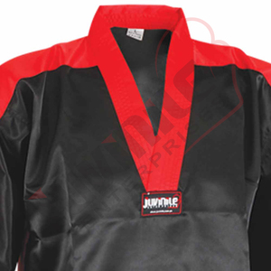 เครื่องแบบเทควันโดมืออาชีพเครื่องแบบ100% สีดำชุดเทควันโดออกแบบโลโก้ได้ตามต้องการ2025 - Product Image 2