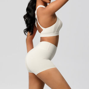 Conjunto Deportivo de 2 Piezas de Alta Calidad con Logotipo Personalizado, Ropa Deportiva Transpirable de Secado Rápido, Conjunto de Yoga para Mujer - Product Image 3