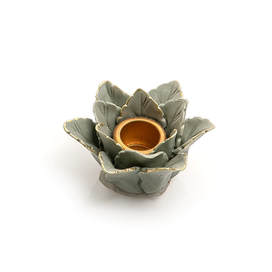 Soporte de vela con forma de flor de diseño elegante, candelabro de lujo de alta calidad para decoración de eventos y festivales - Product Image 1