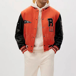 แจ็กเก็ตเลตเตอร์แมนสำหรับผู้ชายเสื้อแจ็คเก็ตแบบแห้งเร็วสำหรับฤดูใบไม้ร่วงและฤดูหนาว - Product Image 3