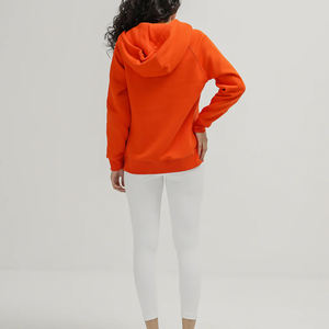 Nouvel arrivage de sweat à capuche zippé surdimensionné et léger pour femmes sweat zippé confortable et respirant pour femmes tenue décontracté sweat à capuche zippé pour femmes - Product Image 4