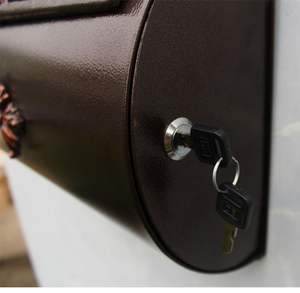 Buzón de periódico montado en la pared Buzón de aluminio de Villa vintage Buzones de oficina de correos antiguos a la venta - Product Image 4