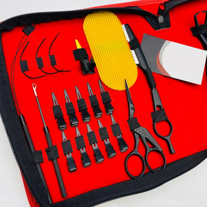 Kit d'outils d'extension de cheveux de trame micro nano anneau de couleur personnalisée brosse en acier pour extension de cheveux - Product Image 2