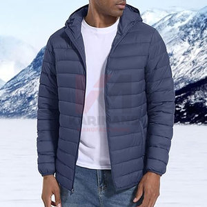 แจ็คเก็ตขนเป็ดมีฮู้ดสำหรับผู้ชายเสื้อโค้ทกันหนาวกันลมและผ้ากันน้ำ - Product Image 4