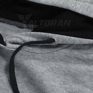 Cotton Material <b>Men's</b> Fleece Hoodie Winter Style <b>Men's</b> <b>Thermal</b> Hooded <b>Top</b> Warm Layer <b>Men</b> Hoodies - Product Image 4