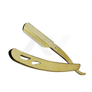 Maquinilla de afeitar Manual de una sola hoja Premium para barbería, cuchillo de afeitar OEM, maquinilla de afeitar de corte de precisión, herramienta de aseo tradicional para hombres - Product Image 1