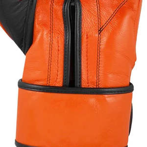High Quality Custom Colors Breathable Leather <b>Moisture</b> Wicking Boxing <b>Gloves</b> with Hook and Loop Closure for Comfortable Wrist - Product Image 5