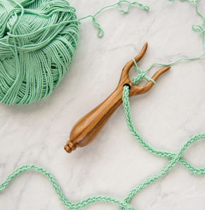 Tenedor de tejer Lucet de madera Artesanías de Lucet Excelente calidad Precio barato Tenedor de tejer Lucet de madera - Product Image 6