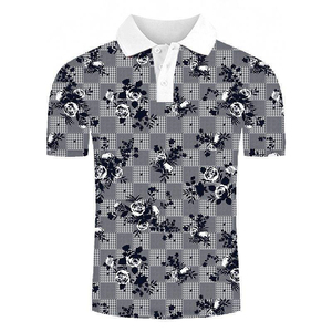 เสื้อยืดผู้ชายลำลองระบายอากาศได้หลายสีพลัสไซส์ผ้าแคนวาสแขนสั้นผ้าแคนวาสสีไซน์พิมพ์ดิจิตอลซักด้านหน้า - Product Image 4