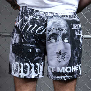 กางเกงขาสั้นตาข่ายสองชั้นสำหรับผู้ชาย7นิ้วพิมพ์ลายซับลิเมชันแบบลำลองพิมพ์ลายสำหรับฤดูร้อน - Product Image 3