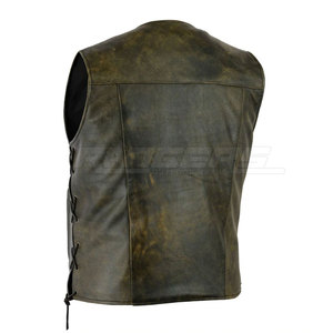 Gilet en cuir personnalisé 2026 – Vente en gros – Qualité supérieure pour hommes - Product Image 2