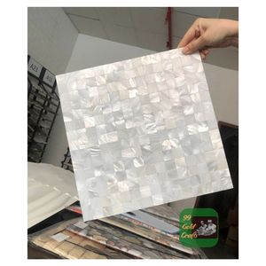 Lámina de Nácar Blanco de Tamaño Personalizado, Doble Cara Plana Cuadrada, para Decoración del Hogar y Manualidades - Product Image 3