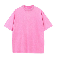 T-shirts pour hommes 100% coton, lavés à l'acide, séchage rapide, écologiques, légers, style streetwear, surdimensionnés, logo personnalisé