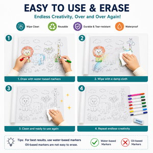 <span class=keywords><strong>Tapis</strong></span> de coloriage et de <span class=keywords><strong>dessin</strong></span> en silicone personnalisé pour <span class=keywords><strong>bébé</strong></span>, <span class=keywords><strong>tapis</strong></span> de peinture et de <span class=keywords><strong>dessin</strong></span> en silicone pour enfants - Product Image 6