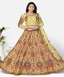 Dernier designer broderie miroir travail lehenga choli avec dupatta vêtements de mariage prix de gros vêtement ethnique lehenga choli - Product Image 5