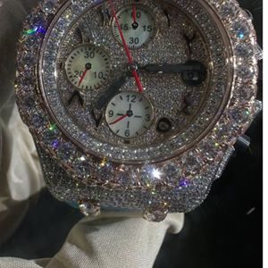 Diamond Tester Approved Moissanite <b>Watch</b> | VVS Luxury Iced Out Skeleton Wholesale - Product Image 6
