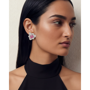 Boucles d'oreilles Flora Prism Diamond - Product Image 2