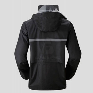 Fabricant pakistanais de combinaisons coupe-vent d'hiver respirantes pour hommes avec couleur et logo personnalisés, motif uni, haute qualité - Product Image 3