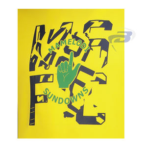 Camiseta Amarilla Oficial del Mamelodi Sundowns, Estilo Urbano, Camiseta de Fútbol con Diseño Personalizado, Impresa, Transpirable, 100% Poliéster - Product Image 3