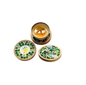 Posavasos de corcho con logotipo personalizado, juego de posavasos de corcho para bebidas, embalaje personalizado y uso hecho a mano pulido - Product Image 2