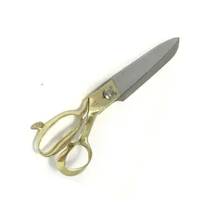 Melhor Qualidade Tecido Corte Costura Tesoura Custom Color Made Aço Inoxidável Atacado Tailor Scissors