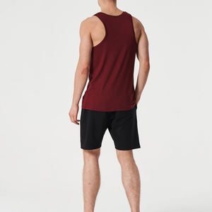 High Quality 100% Cotton O-Neck Casual Muscle <b>Tank</b> <b>Tops</b> <b>Men</b> Solid Color Plain Dye <b>Plus</b> <b>Size</b> High Print Wholesale Vest <b>Tops</b> - Product Image 4