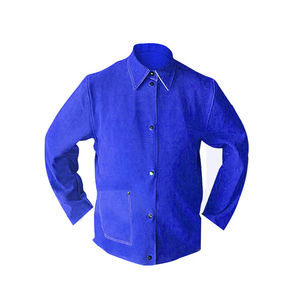 2025 alta calidad nuevo estilo vaca Split cuero soldadura chaqueta Equipo de Trabajo Industrial Venta caliente chaqueta de soldadura de cuero - Product Image 5
