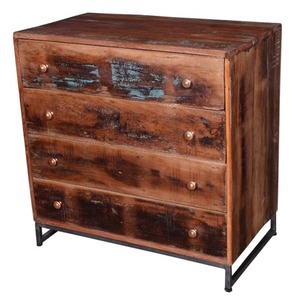 Muebles modernos y duraderos para el hogar Vern, aparador de pecho recuperado para sala de estar, comedor, dormitorio o baño, almacenamiento - Product Image 1