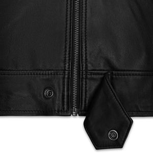 Chaqueta de Cuero de Moda para Hombre, Chaqueta de Cuero Genuino de Cordero, Chaqueta de Cuero Clásica y Elegante para Hombre de Alta Calidad - Product Image 5