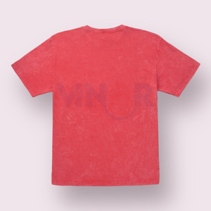 เสื้อยืดผ้าฝ้าย100% แอซิดไซส์ใหญ่ป้องกันริ้วรอยพิมพ์ลายวินเทจระบายไหล่ได้ตามต้องการ - Product Image 6