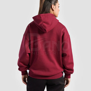 Sudaderas de Invierno para Mujer al por Mayor de Fábrica 2026, Logotipo Personalizado en la Parte Delantera, Color Personalizado, Ecológicas, Transpirables, Forradas, 100% Algodón - Product Image 2