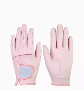 Gants de golf personnalisés en Indonésie, 100% cuir de cabretta, logo personnalisé, OEM, doux, couleur pleine, gants de golf en cuir pour homme, gaucher - Product Image 5