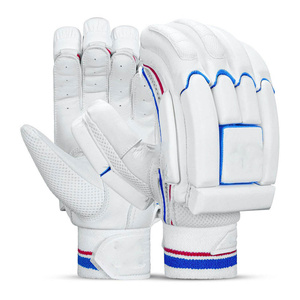 Gants de cricket pour l'entraînement au battement et au catch, confortables, durables, en cuir respirant, avec support de poignet et protection contre les chocs, pour le sport - Product Image 1