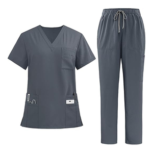 MEILLEURE VENTE Médecin Scrubs Ensembles En Gros | Premium Logo Personnalisé Coupe Athlétique Bas quantité minimale de commande Fournisseur Polyester/Coton Tissu Respirant - Product Image 2