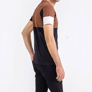 Camiseta para hombre, camisas de talla grande para hombre, camisetas personalizadas de cuello redondo de Color sólido de alta calidad con todas las tallas cómodas OEM - Product Image 2