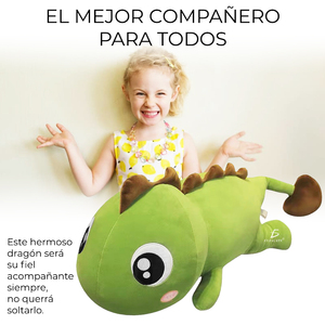 Peluche Drago Lungo 100cm, Morbido e Carino Cuscino per Bambini - Product Image 5