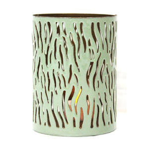 Support votif en fer blanc antique fait à la main classique en métal bougeoir manteau de poudre pour la décoration de la maison pour les anniversaires mariages - Product Image 6