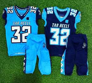 Ensemble de maillots de football américain de qualité supérieure 2025 Meilleur matériel Les jeunes et les adultes portent des manches courtes-Le plus récent uniforme - Product Image 3